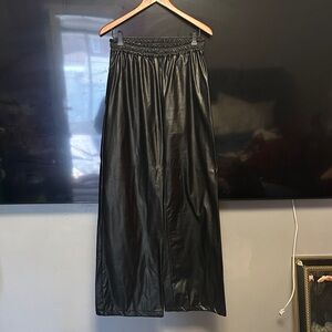 Elegant Black Women's Wide Leg Pants